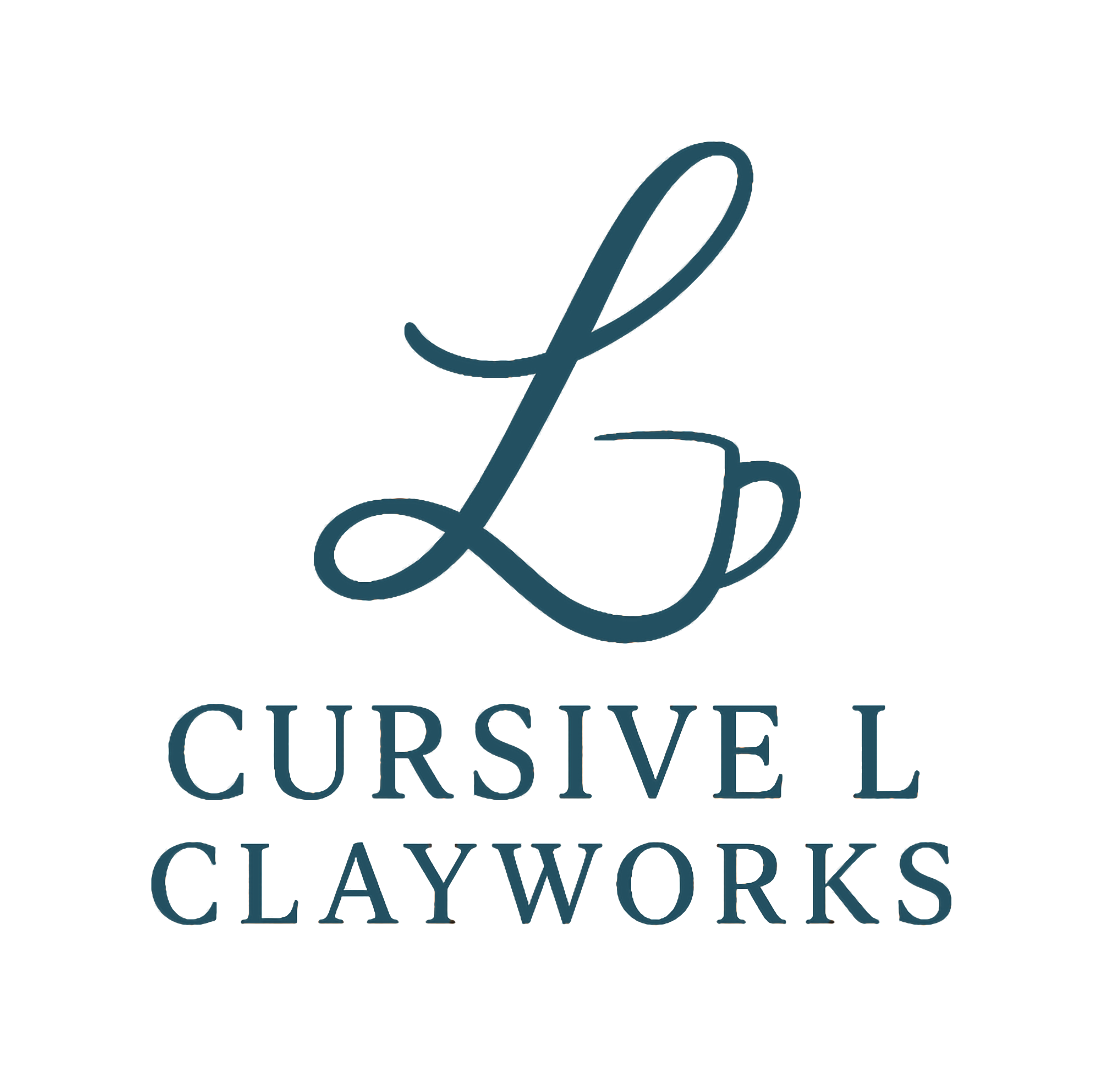 Cursive L Clayworks